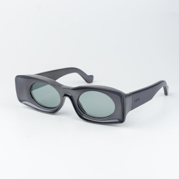 Loewe Paula\'s Ibiza Women Sunglasses Metallic Mirror Rectangle LW40033I 05X main image 11